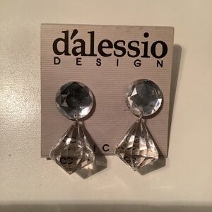 Vintage clip on earrings